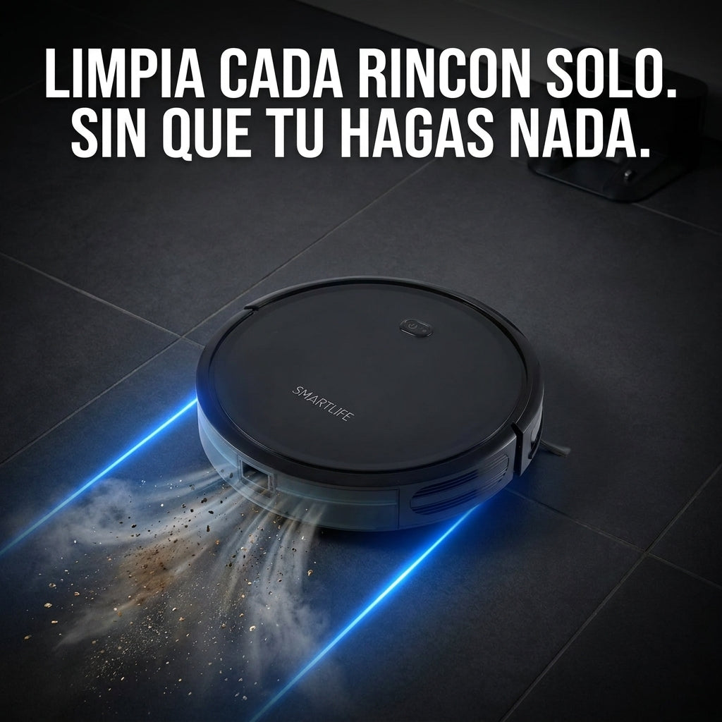 Robot Aspirador Smart Life — Limpia Tu Casa Solo Mientras Tú Descansas ✨