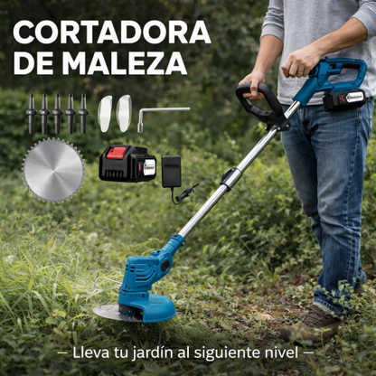 Potencia tu jardín: limpia, corta y transforma con facilidad.