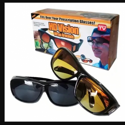 Gafas HD Vision Polarizadas Pack 2 Pares |  Vision Clara de Dia y de Noche al Manejar |  Filtran Deslumbramiento Nocturno |  Envio Express Guatemala