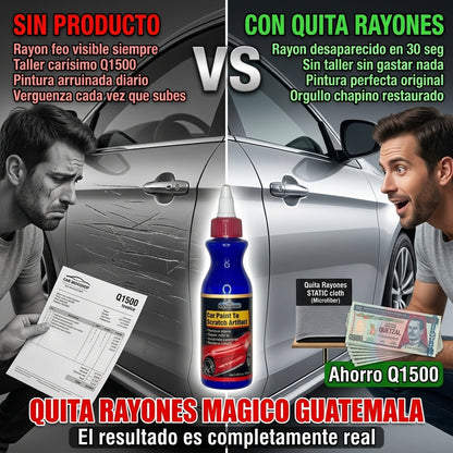 Quita Rayones Magico Nano Tecnologia |  Borra Rayones de tu Carro en Segundos |  Sin Taller Sin Quimicos Sin Costo |  Envio Express Guatemala