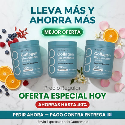 Biopéptidos de Colágeno Neocell | ¡Un suplemento, múltiples beneficios!