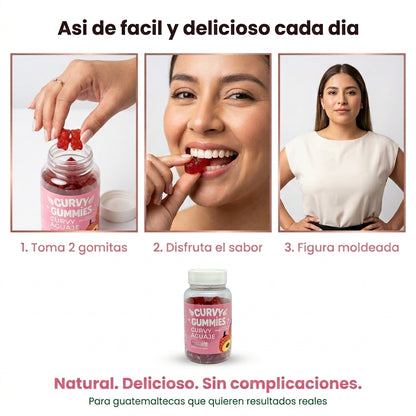 Curvy Gummies Aguaje y Fenogreco 60  Gomitas | Curvas Naturales Sin Hormonas  | Fitoestrógenos Naturales | Envio  Express Guatemala (Copy) (Copy) (Copy)