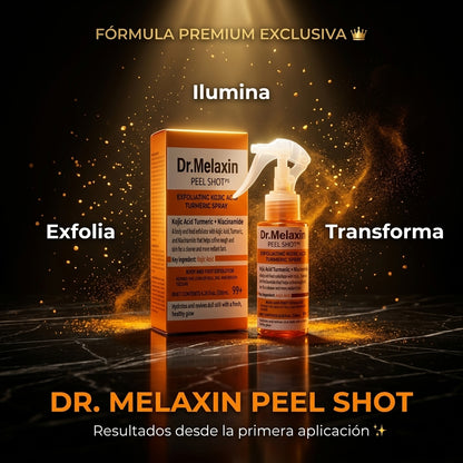 Dr. Melaxin Peel Shot + Regalo Sorpresa | Exfoliante  con Ácido Kójico, Cúrcuma y Niacinamida | Piel  Luminosa Sin Manchas | Envío Guatemala 🇬🇹
