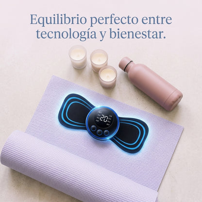 “Masajeador EMS Recargable – Relaja y Tonifica Tecnología EMS para músculos fuertes y relajados .8 modos, 15 intensidades”