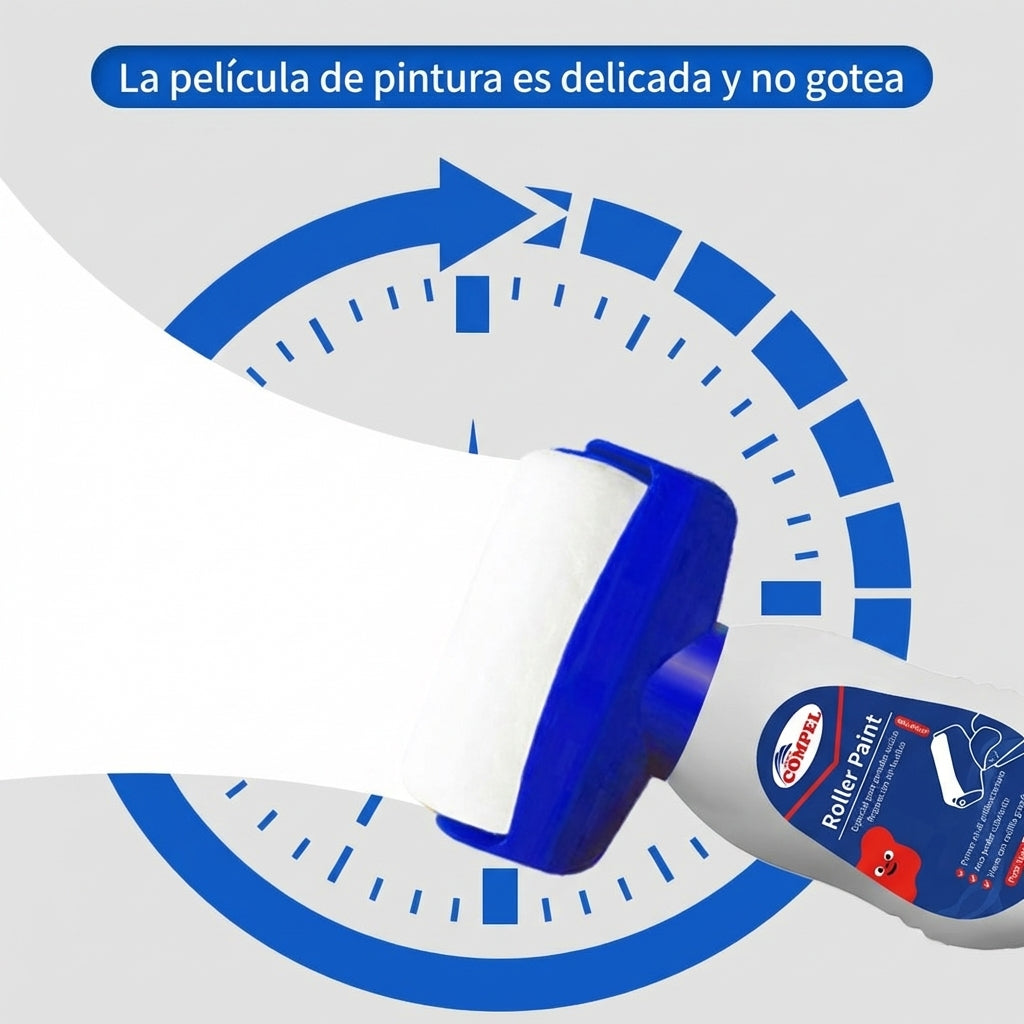 🎨 Rodillo Blanco Pro  Cobertura fácil y uniforme