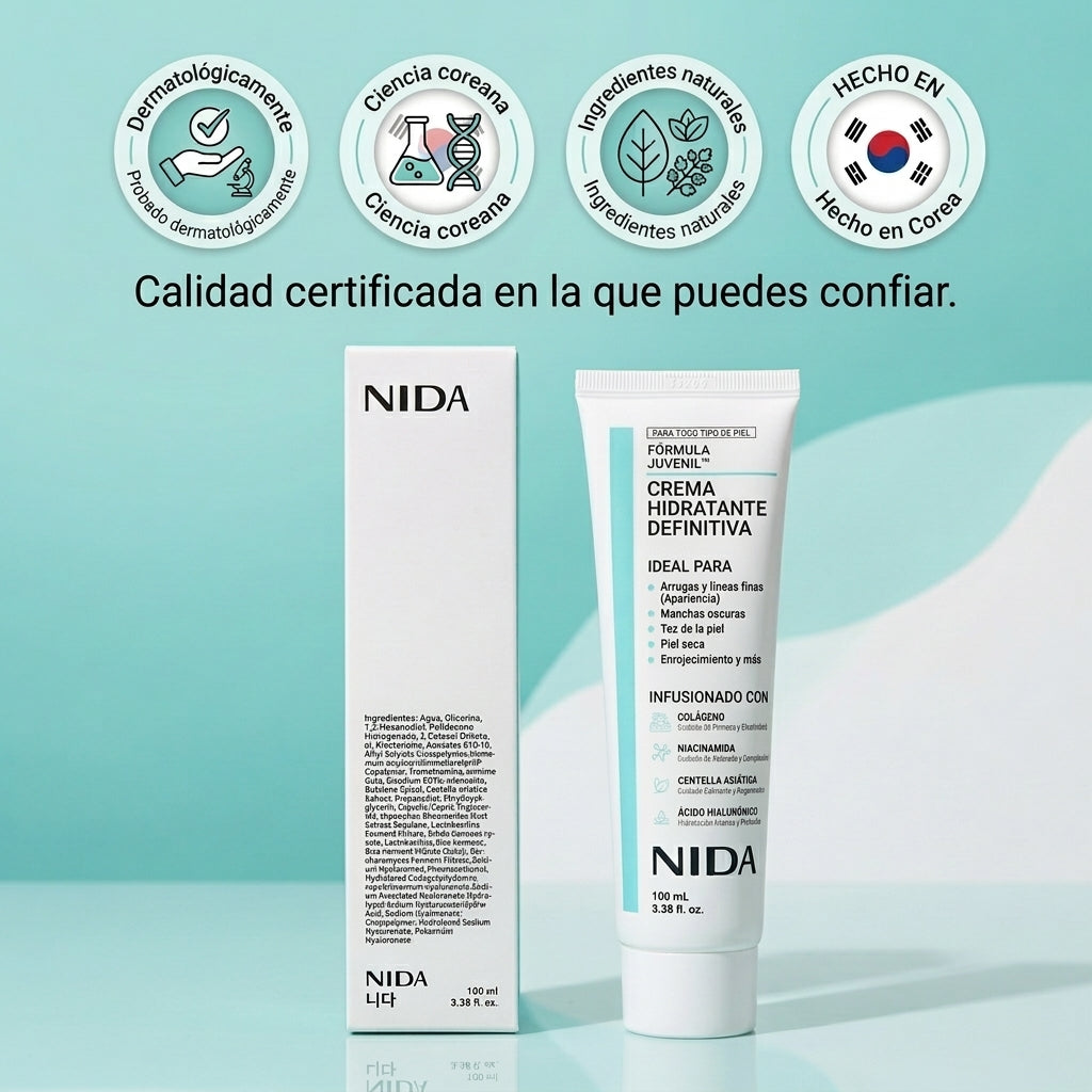 NIDA Cream: Hidratación Total y Luminosidad