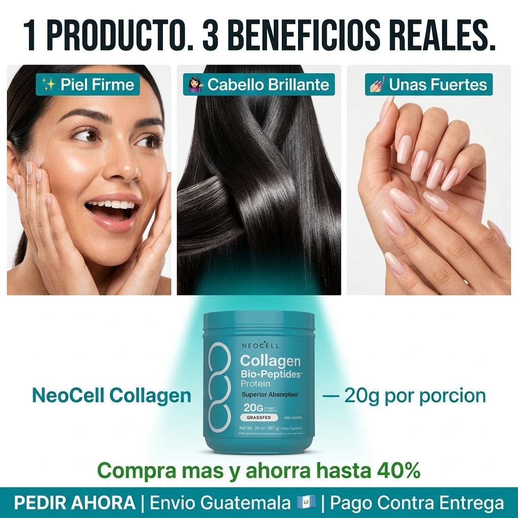Biopéptidos de Colágeno Neocell | ¡Un suplemento, múltiples beneficios!