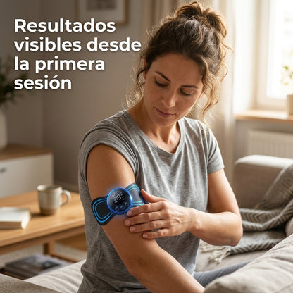 “Masajeador EMS Recargable – Relaja y Tonifica Tecnología EMS para músculos fuertes y relajados .8 modos, 15 intensidades”
