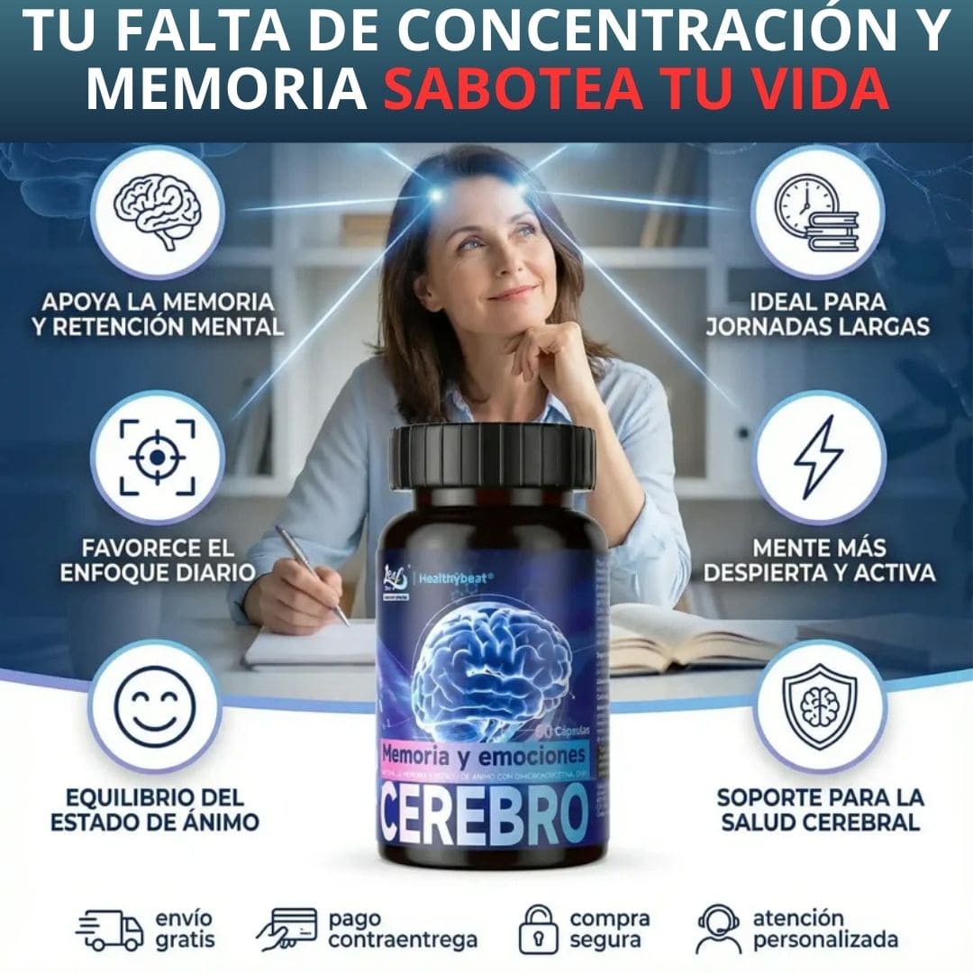 🧠 NeuroVibBrian® Suplemento avanzado para el Cerebro, Ánimo y Nervios EL ORIGINAL