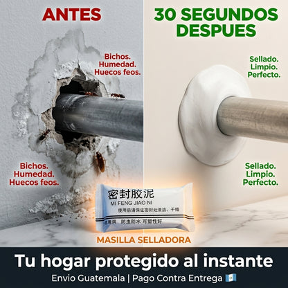 Masilla Selladora Impermeabilizante | Sella Huecos  en 30 Segundos Sin Herramientas | Anti-insectos y  Anti-humedad | Envio Express Guatemala 🇬🇹