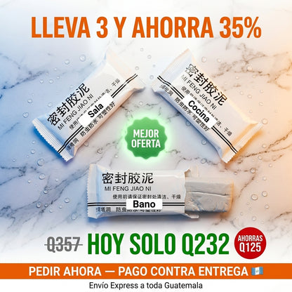 Masilla Selladora Impermeabilizante | Sella Huecos  en 30 Segundos Sin Herramientas | Anti-insectos y  Anti-humedad | Envio Express Guatemala 🇬🇹