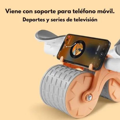 Rueda abdominal de rebote automatico