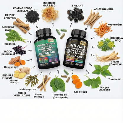 Pack Masculino Extra Fuerza & Energía, El Secreto del Hombre Imparable