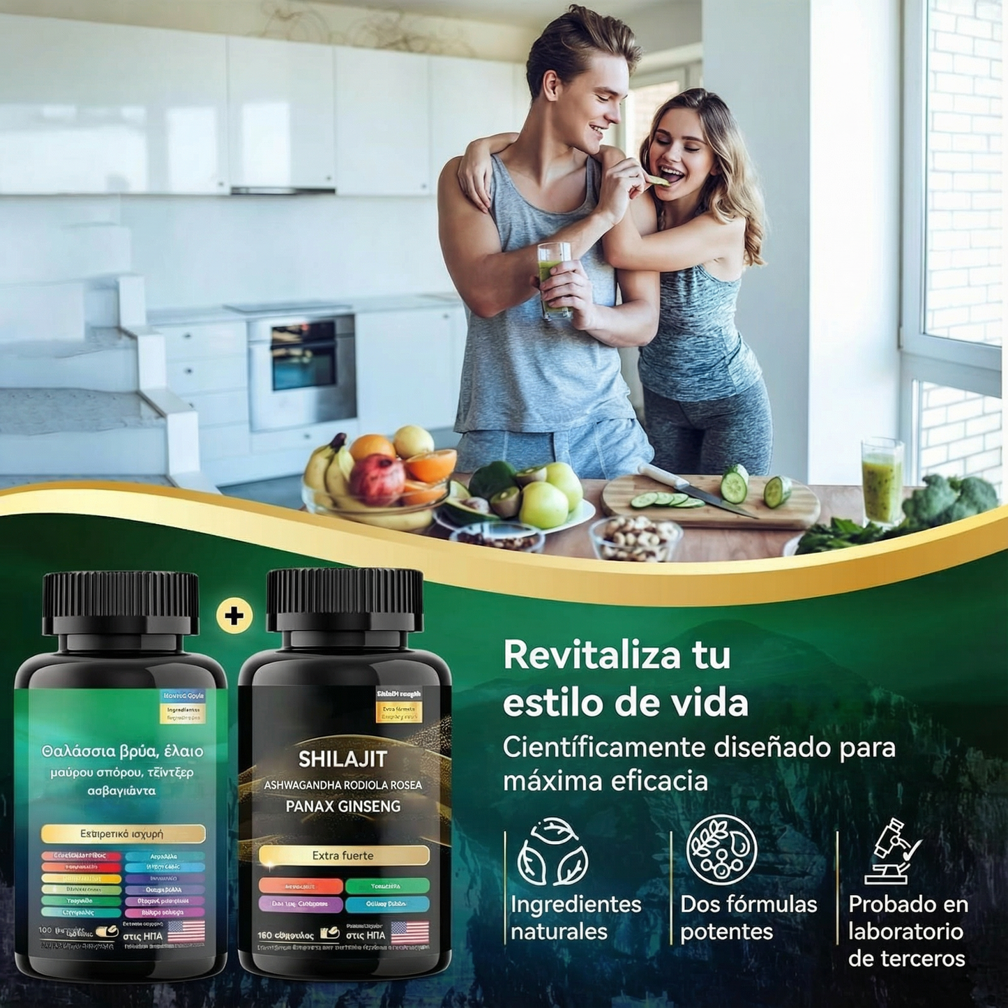 Pack Masculino Extra Fuerza & Energía, El Secreto del Hombre Imparable