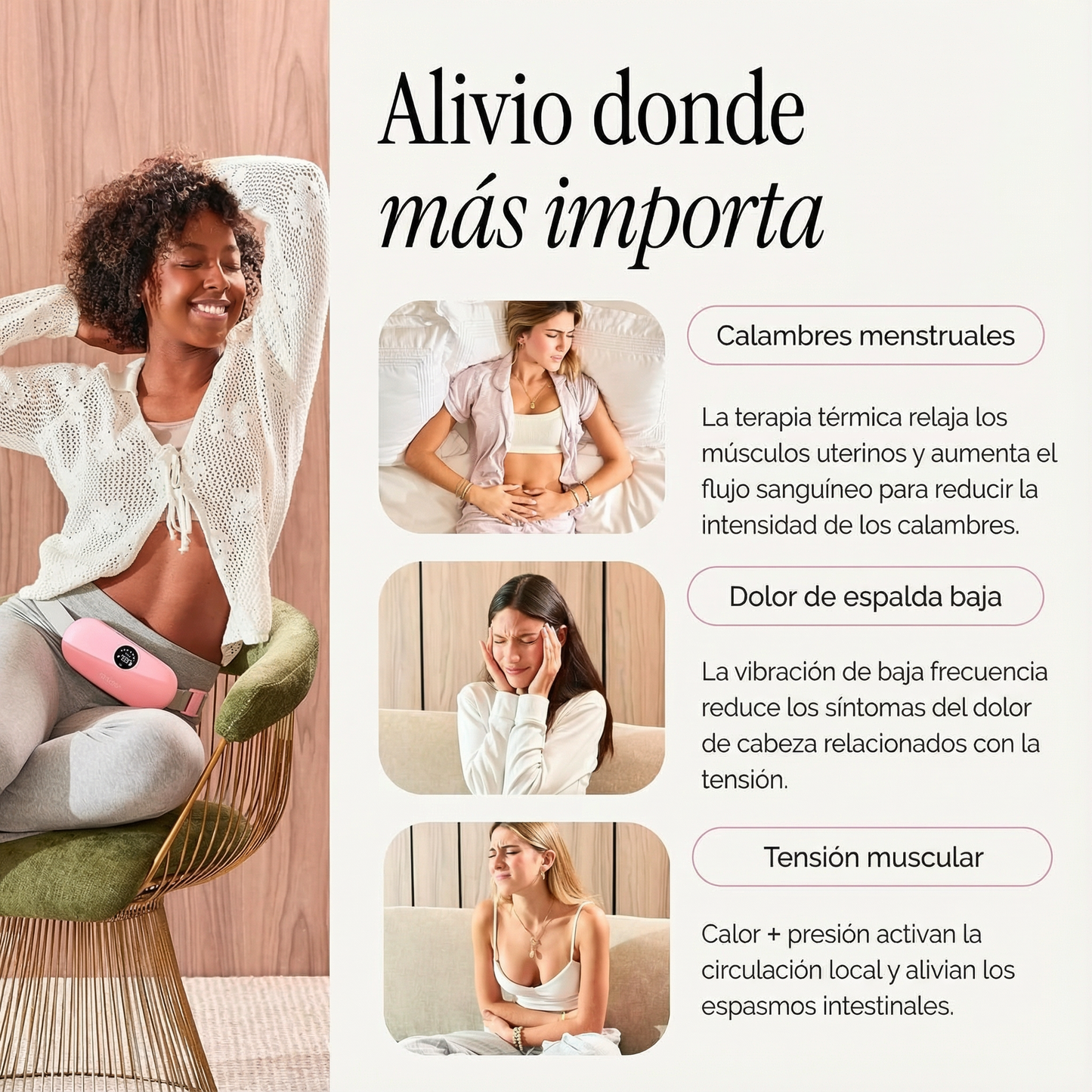 CINTURON TERMICO PARA COLICOS