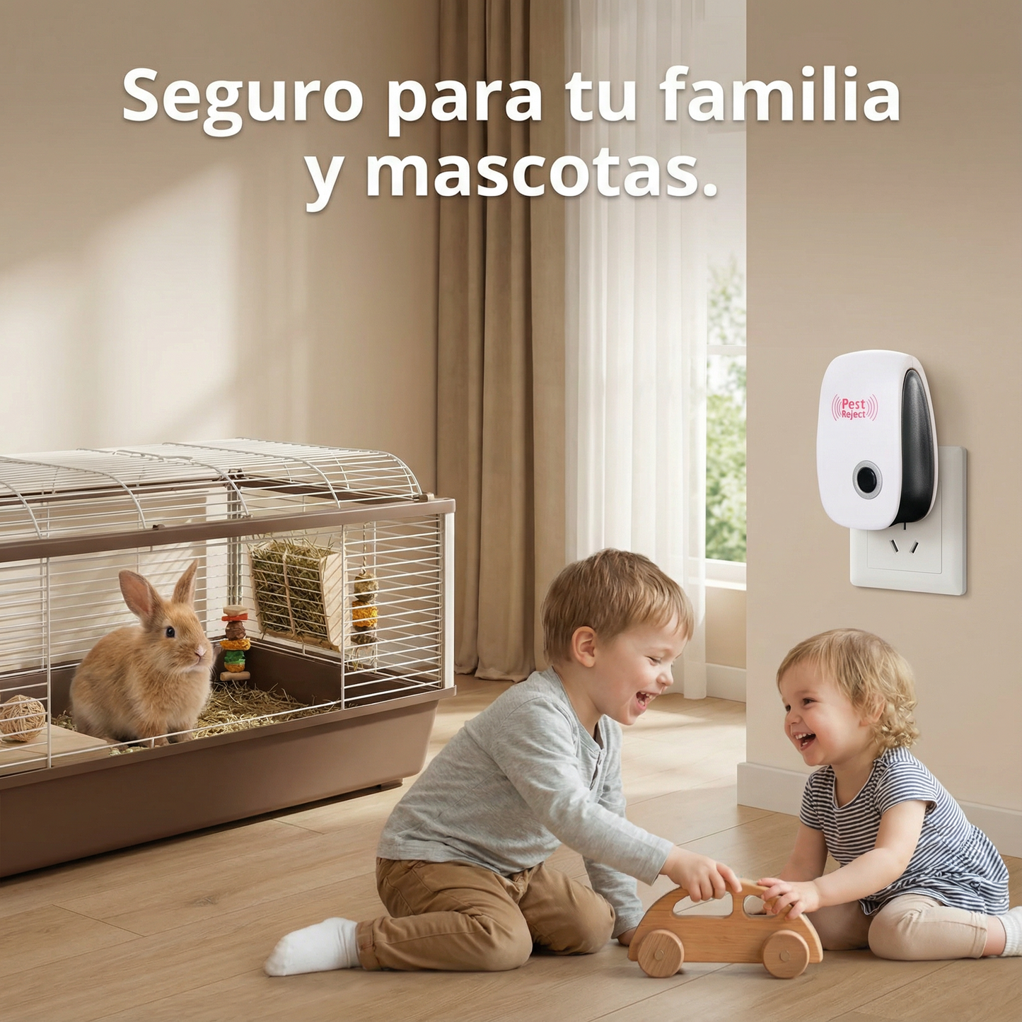 Pest Reject® – Repelente Electrónico Ultrasónico para el Hogar