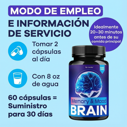 🧠 NeuroVibBrian® Suplemento avanzado para el Cerebro, Ánimo y Nervios EL ORIGINAL
