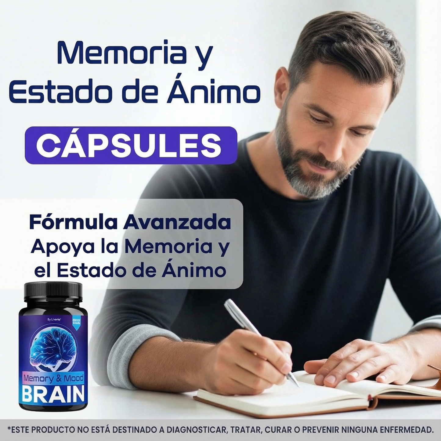 🧠 NeuroVibBrian® Suplemento avanzado para el Cerebro, Ánimo y Nervios EL ORIGINAL