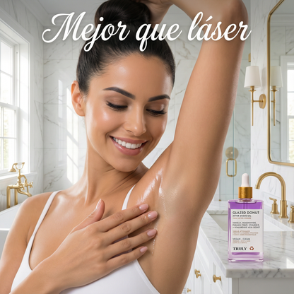 Truly: Aceite Glazed Donut para después del afeitado, Dulce cuidado para una piel suave