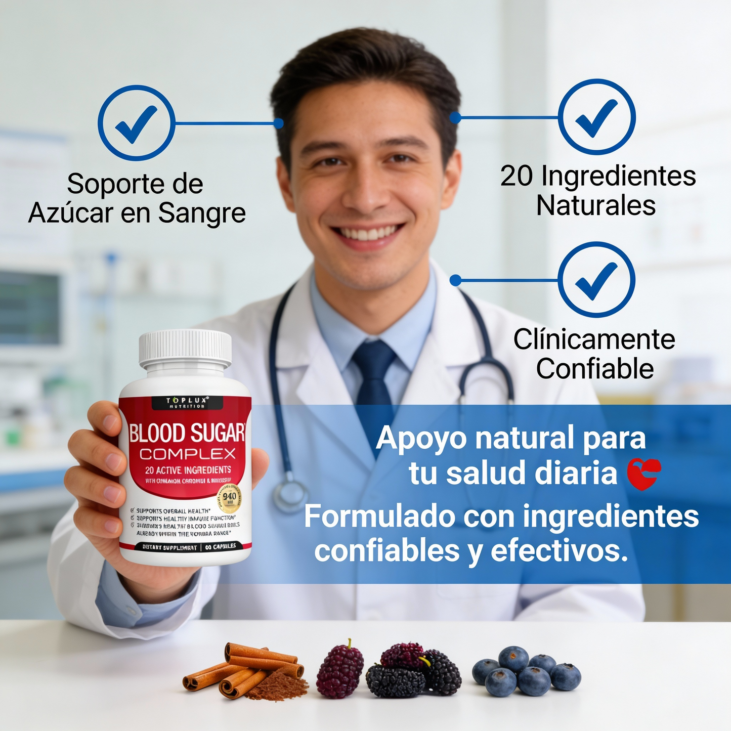 BLOOD SUGAR COMPLEX – CONTROL DEL AZUCAR EN LA SANGRE🩸 PAGUE 1 LLEVE 2