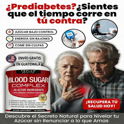 BLOOD SUGAR COMPLEX – CONTROL DEL AZUCAR EN LA SANGRE🩸 PAGUE 1 LLEVE 2