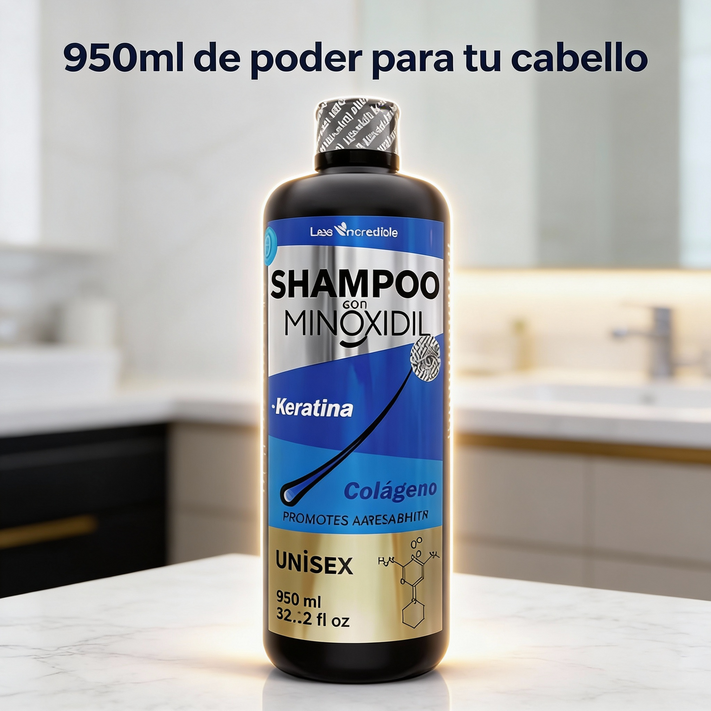 Shampoo Minoxidil Green Royalty – Crecimiento y Fuerza en Cada Gota
