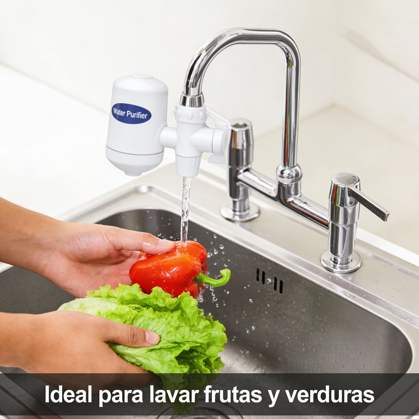 Purificador de Agua para Grifo – Filtración Instantánea y Segura