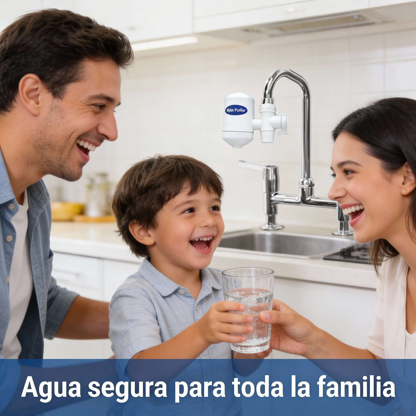 Purificador de Agua para Grifo – Filtración Instantánea y Segura