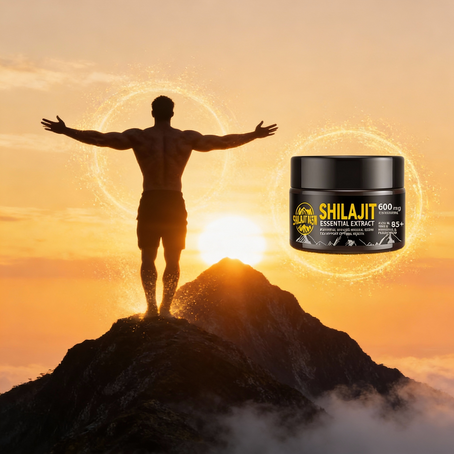 Shilajit Power Extract – Fuerza, Testosterona y Dominio Total