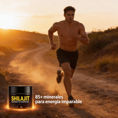 Shilajit Power Extract – Fuerza, Testosterona y Dominio Total