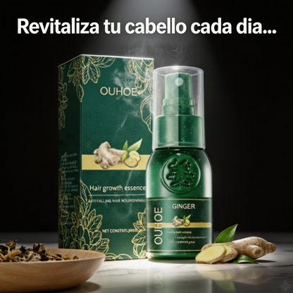“OUHOE Ginger Hair Growth Essence – Fuerza Natural para tu Cabello – Nutrición y Crecimiento Capilar”