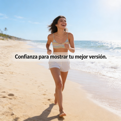 Confianza íntima con piel clara y suave.