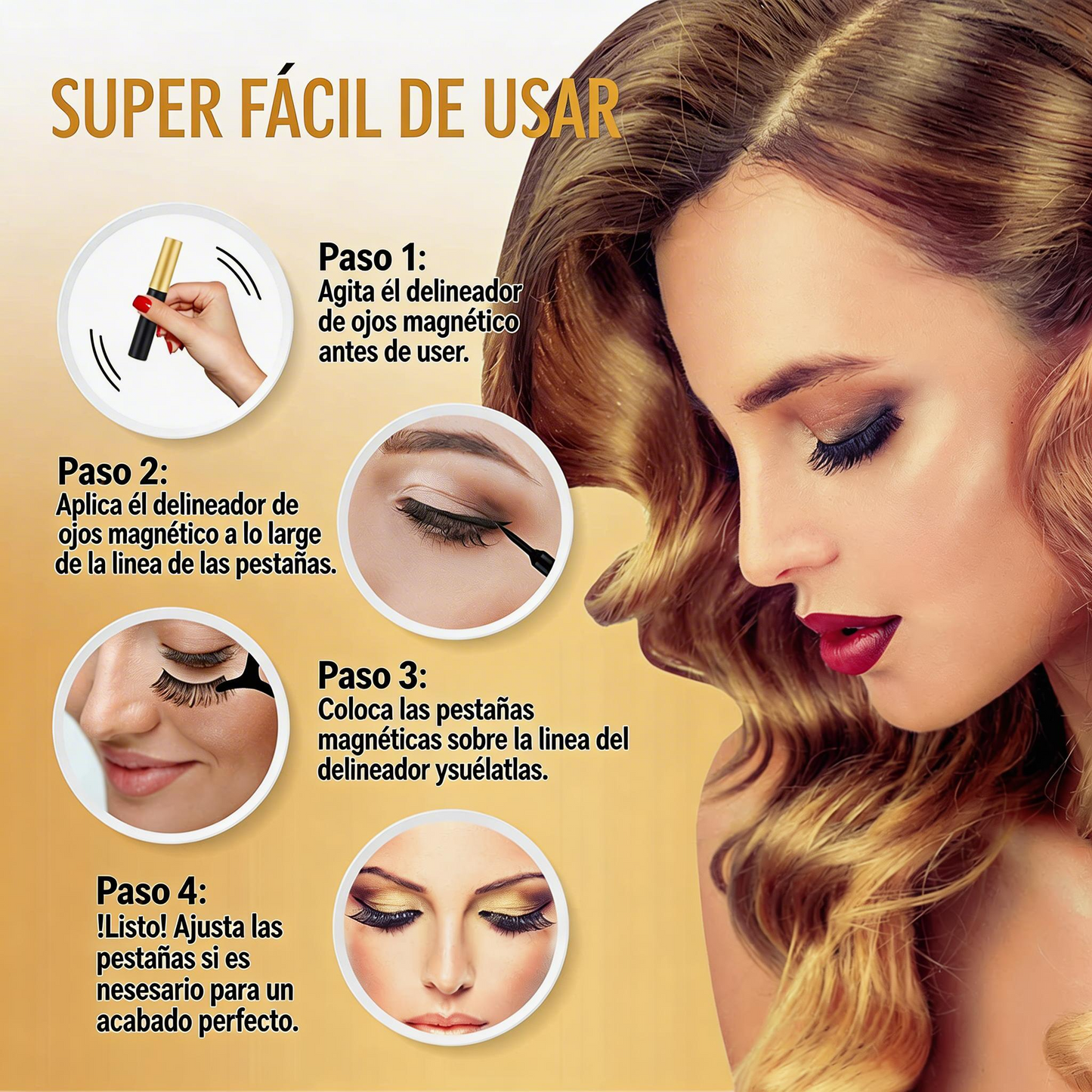 KIT DE PESTAÑAS MAGNÉTICAS – Belleza instantánea sin pegamento