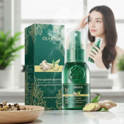 “OUHOE Ginger Hair Growth Essence – Fuerza Natural para tu Cabello – Nutrición y Crecimiento Capilar”