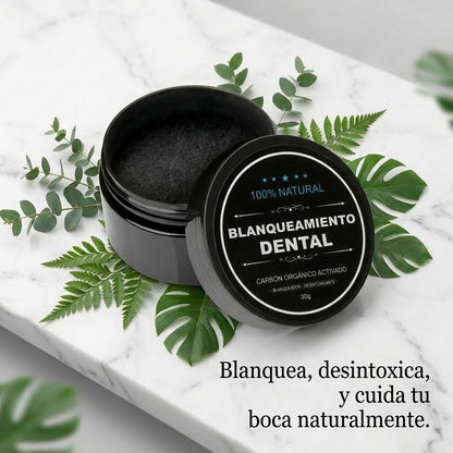 Sonrisa Natural: Blanqueador de Carbón Activado